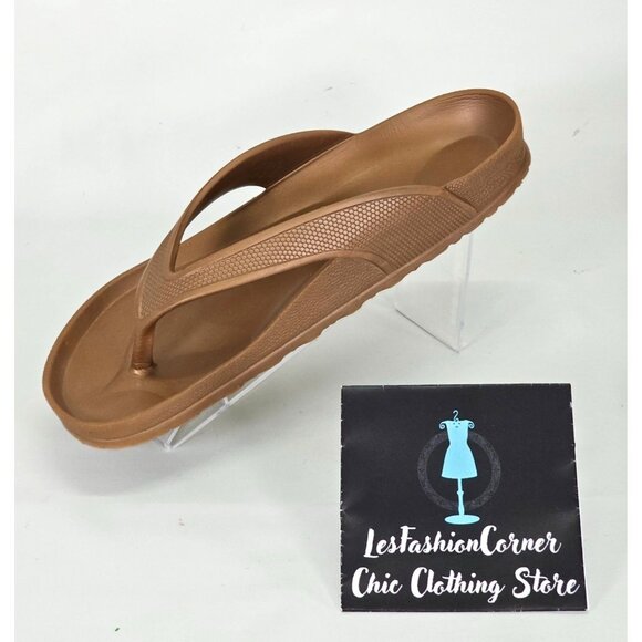 Birkenstock Men's Metallic Copper Honolulu EVA Slip-On Sandals Sz 11 Wo's 13 055 - Picture 14 of 16